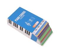 Music Cards, Flash Cards, Clear Printing Color Coded Study Aid Vibrant Design Easy Reference, Note Reading Tool for Beginners, Piano, 5.51 x 3.94 x 1.97 inches