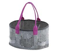 Music Carrier Bag for Music Players Made of Felt, Puppy Listening Suitcase | Filz Bag with Extra Space for Player Starter Set, Accessories for st, purple, riferimento alla descrizione, Please