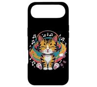 Music Cats Musical Note Outfit For Musicians Headphone Cat Case for iPhone Air