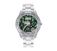 Music Club Dj Icons Quartz Watch Alloy Watch Dress Decorative for Business Men Women with Design Pattern Print