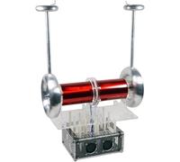 Music Coil, Musical Tesla Coil Kit, Bipolar SSTC Coil Desktop Toy, 3.5mm Audio Interface, 30cm Ultra-Long Arc, Supports Square Wave Music Input, Science Teaching Experiment Tool Desktop Toy.