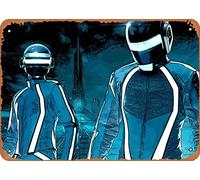 Music Collection DAFT PUNK TRON LEGACY Metal Tin Sign Poster Vintage Art Wall Decor 12 x 8 inch