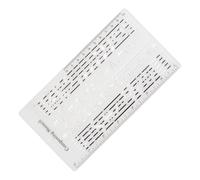 Music Composing Template | Music Symbols Template,Song Drafting Symbols Ruler Tool Stencil Accessories for Composition Staff Notes Creation Writing