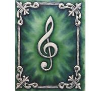 Music Composition Notebook: Emerald Harmony Edition - 7-Line Staff Paper for Advanced Composers: 200-Page Blank Manuscript Book | 8.5" × 11" | Silver ... Orchestration & Professional Composition