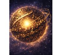 Music Composition Notebook: Galaxy Music Theme: Staff paper notebook for songwriting, melodies, and creative musical ideas