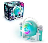 Music Creator Karaoke Projector & Party Speaker | 40W Powerful Speaker | Built In Apps & Phone Casting, LED Light Ring, Portable & Rechargeable, Includes 2 Month KaraFun Subscription