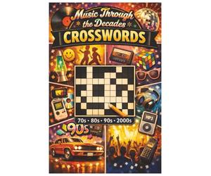 Music Crossword Puzzle Book: 70s, 80s, 90s & 2000s Hits, Bands, and Trivia: A Throwback Puzzle Book for Fans of Classic Hits, Mixtapes & MTV Memories