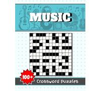 Music Crossword Puzzles: 8.5 x 11-in Compilation of Over 100 Themed Word Challenges
