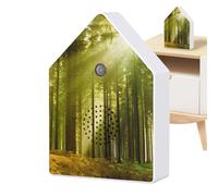 Music Device with White Noise and Timer - Box for Singing Birds, Box for Chirping Birds with Motion Sensor, Durable Machine with Natural Sound, Relaxing Acoustic Bird Aid