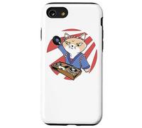 Music Disk-Jockey DJ Vinyl-record-player Japan music Cat Case for iPhone SE (2020) / 7/8