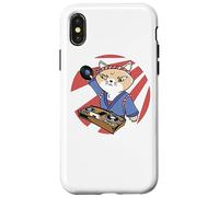 Music Disk-Jockey DJ Vinyl-record-player Japan music Cat Case for iPhone X/XS