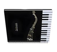 Music Document Holder Binder Certificate Organizers ABS Texture Suitable for Musicians Students Present Clear Page Protectors for