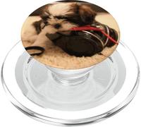Music Dog Lover - Love at first Bite PopSockets PopGrip for MagSafe