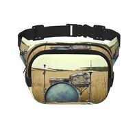 Music Drum In Field Fanny Pack Fashion Belt Bag Lightweight Waist Pouch With Adjustable Strap Crossbody Bags For Women Travel Sports Running