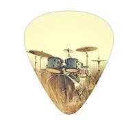 Music Drum In Field Guitar Plectrums Classical Triangle Bass Acoustic And Electric Guitar Plectrums For Guitarists 12 Pieces