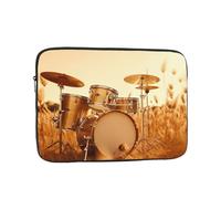Music Drum In Field Shockproof Laptop Sleeve - Slim & Lightweight Notebook Case For Ipad & More (10"-17")