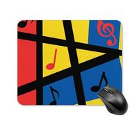 Music Elements Mouse Pad - Non-Slip Rubber Base Ultra-Thin Desk Mat Waterproof & Portable Mousepad for Gaming, Office, Design 20 * 25cm