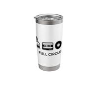 Music Evolution Vintage Audio Tech Icons Stainless Steel Insulated Tumbler