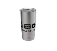 Music Evolution Vintage Audio Tech Icons Stainless Steel Insulated Tumbler