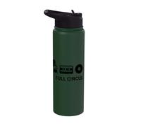 Music Evolution Vintage Audio Tech Icons Stainless Steel Insulated Water Bottle
