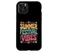 Music Festival Arts Literary Groovy Vintage 1960s 1970s Case for iPhone 11 Pro