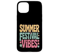 Music Festival Arts Literary Groovy Vintage 1960s 1970s Case for iPhone 15 Plus