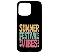 Music Festival Arts Literary Groovy Vintage 1960s 1970s Case for iPhone 15 Pro Max