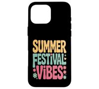 Music Festival Arts Literary Groovy Vintage 1960s 1970s Case for iPhone 16 Pro Max