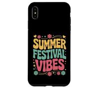 Music Festival Arts Literary Groovy Vintage 1960s 1970s Case for iPhone XS Max