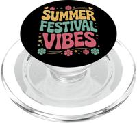 Music Festival Arts Literary Groovy Vintage 1960s 1970s PopSockets PopGrip for MagSafe