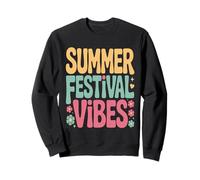 Music Festival Arts Literary Groovy Vintage 1960s 1970s Sweatshirt
