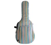 MUSIC FIRST 0.8" Padded Canvas Hawaii Style 41 inch Soft Guitar Case, Gig Bag, 41" Guitar Backpack (FIT FOR 40~41 inch, Full Size GUITAR, CHECK PHOTO No.2 AND MEASURE YOUR GUITAR!)