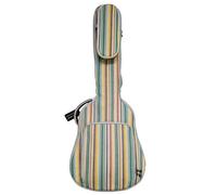 MUSIC FIRST 36" Hawaii Style Soft Guitar Case, 3/4 Junior Size, Double Shoulder Straps, Zipper Closure