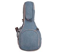 MUSIC FIRST Original Design 15mm Thick Padded Vintage & Retro Jeans Cloth/Denim A & F Style (Standard) Mandolin Gig Bag (Soft Case) Soft Mandolin Case Fits for Most of A Mandolin