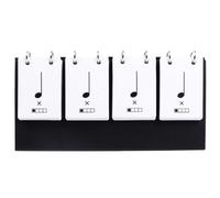 Music Flash Cards, Music Note Flash Cards with Stand for Piano Violin | Easy Flip Ring-Bound Design, Clear Rhythm Notes, Great for Home, Studio and Classroom Practice