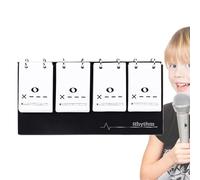 Music flash cards, note training card, rhythm flash cards, desktop, music teaching props, musical notation learning card for music learners