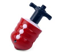 Music Flash Top - 6.6x6.5x14.5cm Hand-Crank Launcher Toy, Automatic Rotating Disk With Rhythm, Hand-Eye Coordination Exercise | Random Color Party Favor Classroom Reward Birthday Gift Play Ge