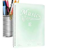 Music Folders for Choir 10-Page A4 Clear Sleeves Document Binder | Choir Music Binder for Office School Work Home Desk Table Counter Backpack Journal Planner