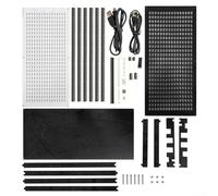 Music For Spectrum LED For MATRIX Kit 24x16 Dot with Rhythm Flashing Light Capability and Five Adjustable Display Styles for DIY Projects (A)