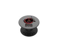 Music For The Heart Retro Vinyl Record PopSockets Adhesive PopGrip