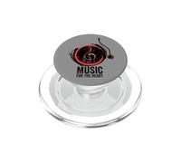 Music For The Heart Retro Vinyl Record PopSockets PopGrip for MagSafe