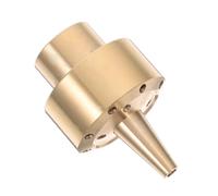 Music Fountain Spray Head Brass Multi Direction Nozzle for Pond | Golden Finish, Adjustable Spray Modes, 4 Point Internal Thread, Weather Resistant Build for Koi Ponds