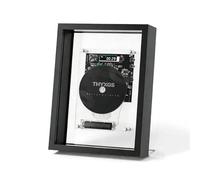 Music Frame CD Player, Wall-mounted Decorative Player, 5.0 Bluetooth/3.5mm AUX, with LED Digital Display/remote Control, Without Speakers, for Home
