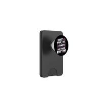 Music funny, that's what i do, i fix notes and i know rhythm PopSockets PopWallet for MagSafe