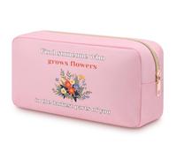 Music Gift for Women Singer Makeup Bag Music Lover Gifts Friendship Gifts for Women Sister Friend Daughter Appreciation Gift Christmas Birthday Gifts Oxford Cloth Song Lyrics Zipper Pouch Bag