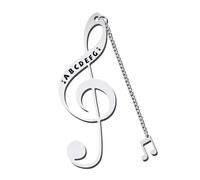 Music Gifts for Students Engraved Bookmark Gift for Daughter Granddaughter Son Grandson Back to School Gifts for Music Student First Day of The School Gifts for New Music Teacher Book Accessory