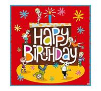 Music Greeting Card - Funny Archie Happy Birthday Card - Matching Saying & Inside - Includes Envelope - 17cm x 16.5cm