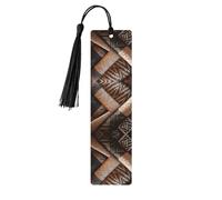 Music Guitar Print Wooden Bookmarks Tassel Bookmark Book Marks Reading Accessories,for Book Lovers Teachers