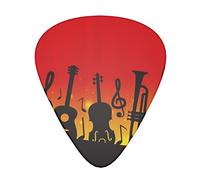 Music Guitar Violin Jazz Unique Guitar Gift Guitar Picks For Bass Electric Acoustic Guitars (12 Count)