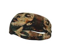 Music Headband Hair Sweat Headband Head Wrap Hair Non-Slip Stretchable Washable Makeup Headband